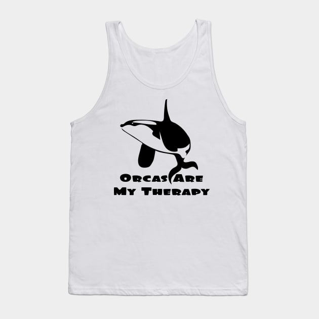 Orcas Are My Therapy Tank Top by Officail STORE